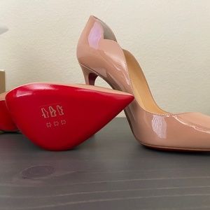 Louboutin nude heels